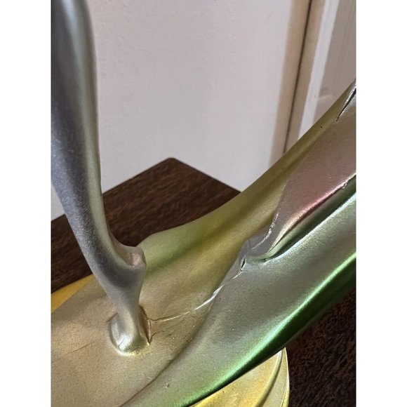 Art Deco Ballet Abstract Dancing Girl Resin Sculpture Home Decor - Picture 3 of 7